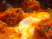 Tajine de Kefta à l'oeuf et aux légumes