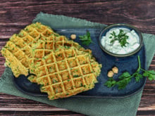 Gaufres falafels
