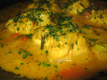 Curry de poisson façon wok