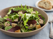 Salade de magret et foie gras