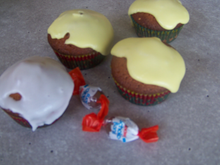 Cupcakes aux chocobons cœur fondant Nutella