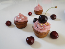 Mini-cupcakes épicés aux cerises