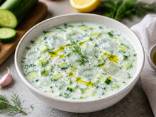 Oubliez le gaspacho : découvrez la soupe tzatziki glacée, la recette ultra-fraîche à préparer en 5 minutes sans aucune cuisson
