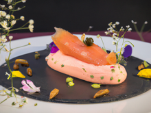 Saumon fumé à la mousse Amora