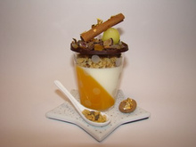 Petite verrine gourmande autour des agrumes et épices