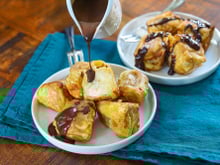 Beignets de banane sauce au chocolat