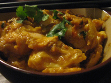 Curry de saumon épicé