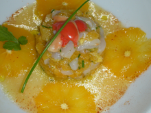 Tartare de saint jacques aux agrumes