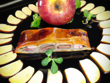 feuilleté foie gras aux pommes