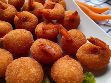 Accras aux crevettes