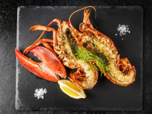 Homard grillé au four