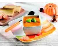 Velouté de potiron aux châtaignes et  à la Tomme de Savoie