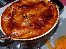 Nage de langoustines et crevettes