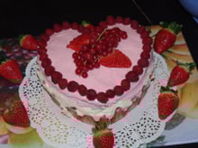 Gâteau aux fruits rouges facile