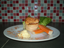 Cake au saumon et surimi