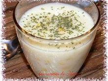 Velouté pommes de terre-maïs