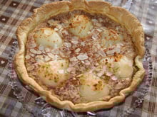 Tarte aux poires aux  d'épices