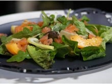 Salade de saumon et d'abricot