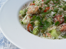 Salade de riz au thon facile