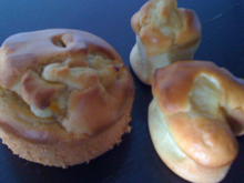 Gâteau au fromage blanc pommes et oranges