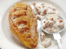 Suprême de pintade au lard risotto de haricots tarbais au Brebis de la Vallée d'Ossau