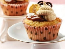 Cupcakes banane-confiture de lait