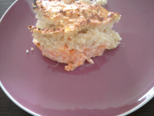 Gratin de quinoa et purée de carottes