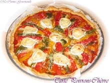 Tarte Poivron Chèvre