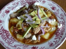 Tinga Poblana, ragoût de porc aux piments fumés à la mode de Puebla