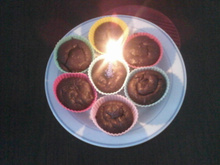 Amandines au chocolat