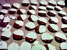 Palets menthe et chocolat