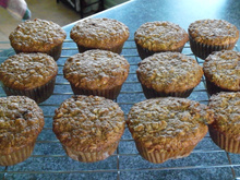 Muffins aux carottes et noix