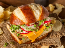 Burger veggie au tempeh