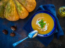 Soupe châtaignes et potimarron