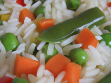Riz  aux légumes frais