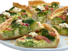 Quiche aux brocolis et Philadelphia