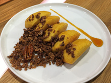 Pommes façon tatin au granola-pécan