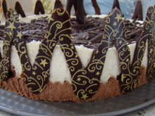 Bavarois chocolat au lait et chocolat blanc