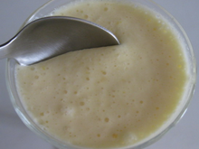 Mousse chocolat blanc