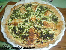 Tarte courgette et chèvre au pesto de basilic