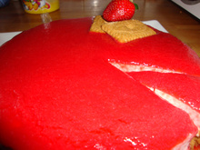 Bavarois fraise-spéculoos maison