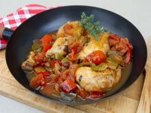 Poulet basquaise traditionnel
