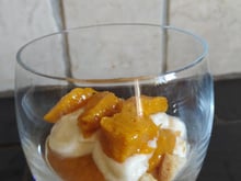 Verrines mascarpone-mangue