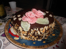 Gâteau gourmand multicolore