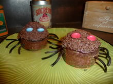 Cupcake araignée