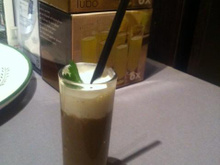 Crème de lentilles, chantilly aux truffes noires du Périgord