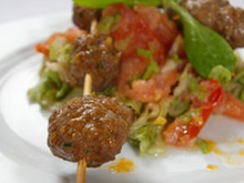 Brochettes Kefta à la menthe