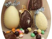 Œufs de Pâques au chocolat