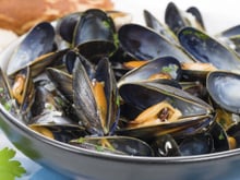 Moules au barbecue