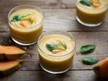 Soupe de melon au St Môret®